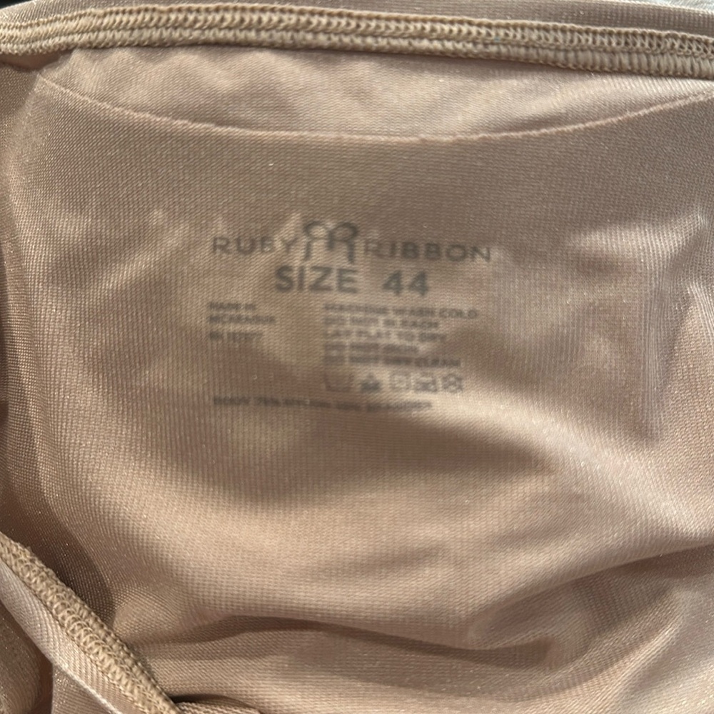 Ruby Ribbon Cream Colored 44c-Ddd Original Cami F… - image 1